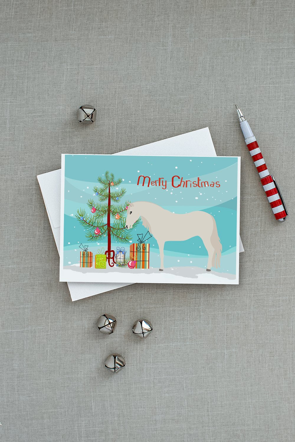 Paso Fino Horse Christmas Greeting Cards and Envelopes Pack of 8 - the-store.com