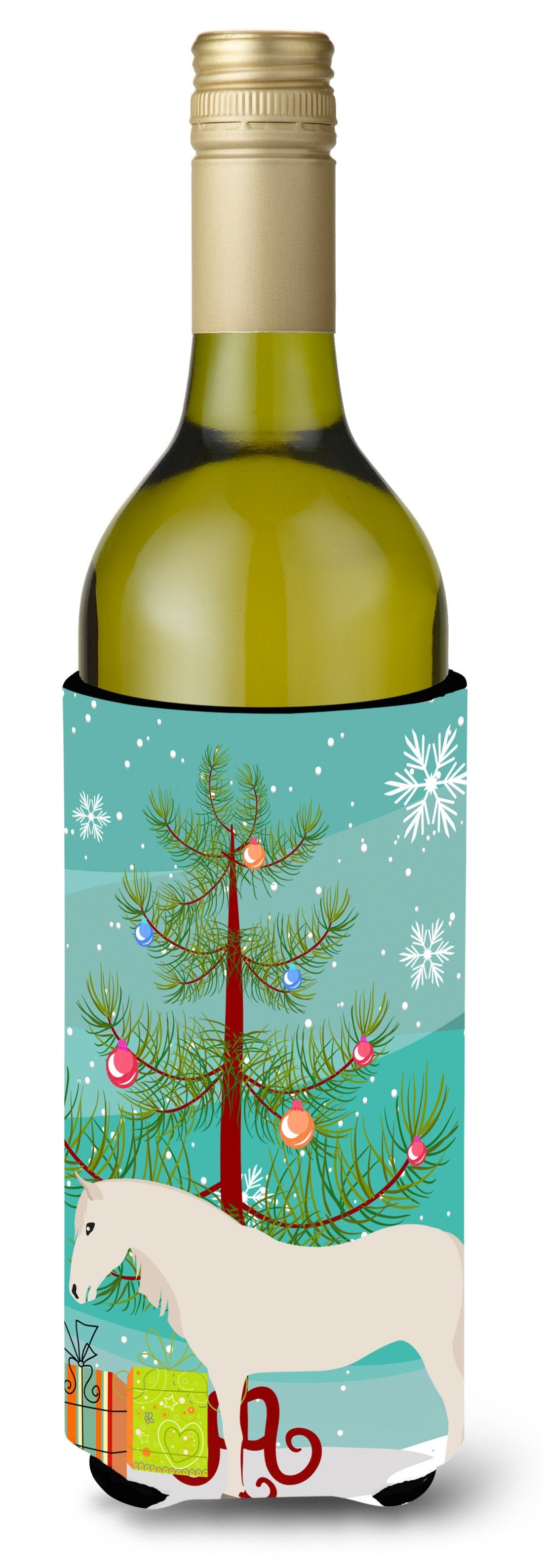 Paso Fino Horse Christmas Wine Bottle Beverge Insulator Hugger BB9272LITERK by Caroline's Treasures