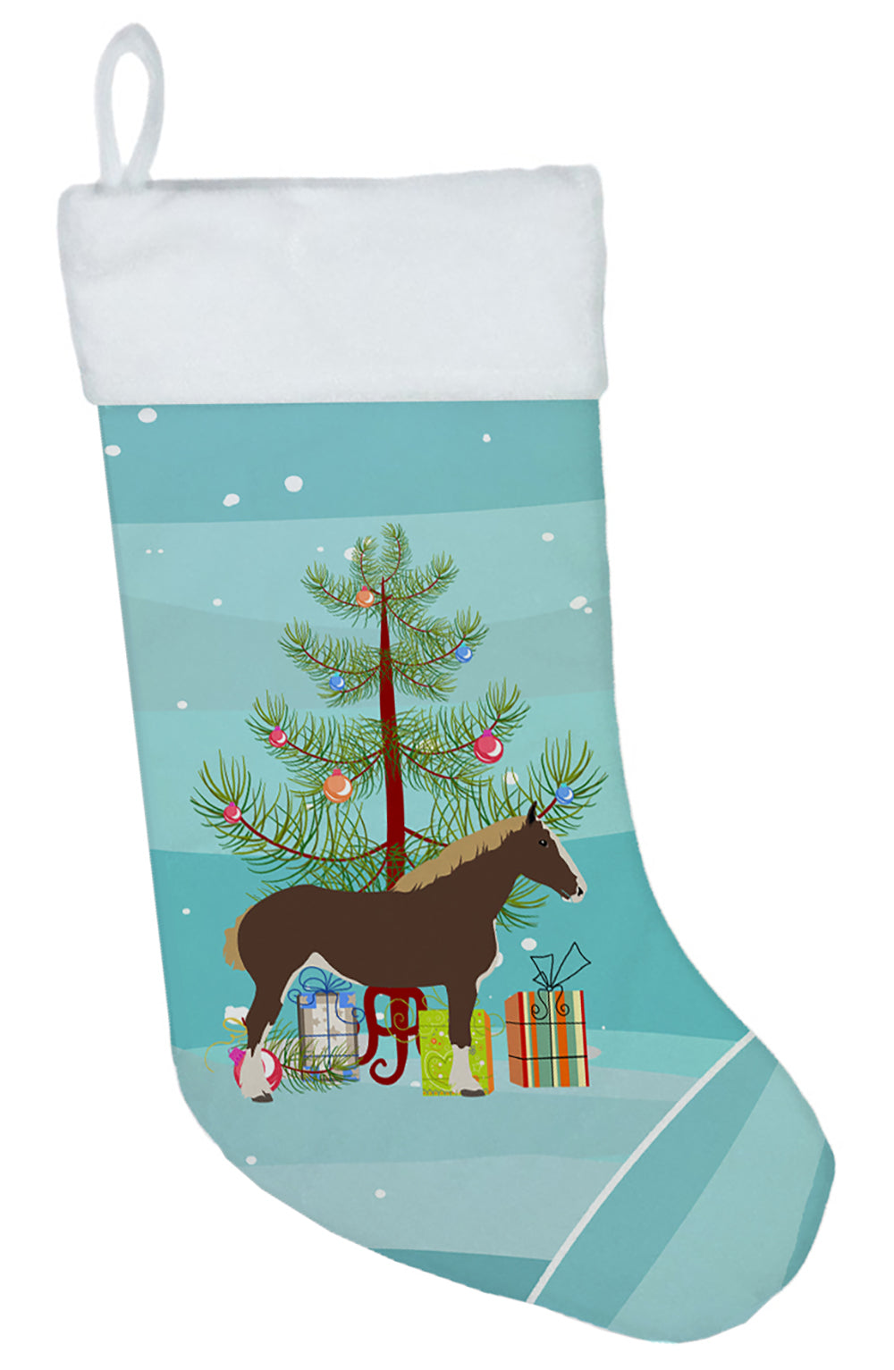 Percheron Horse Christmas Christmas Stocking BB9273CS