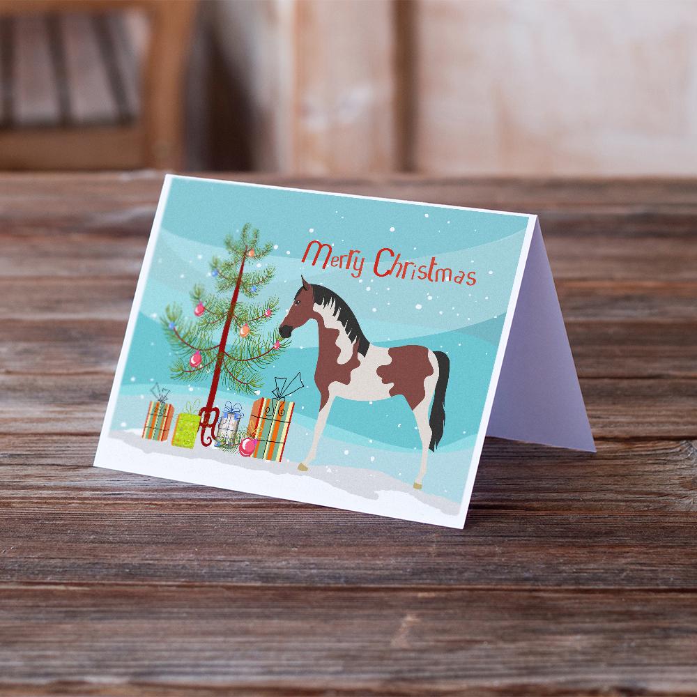 Pinto Horse Christmas Greeting Cards and Envelopes Pack of 8 - the-store.com