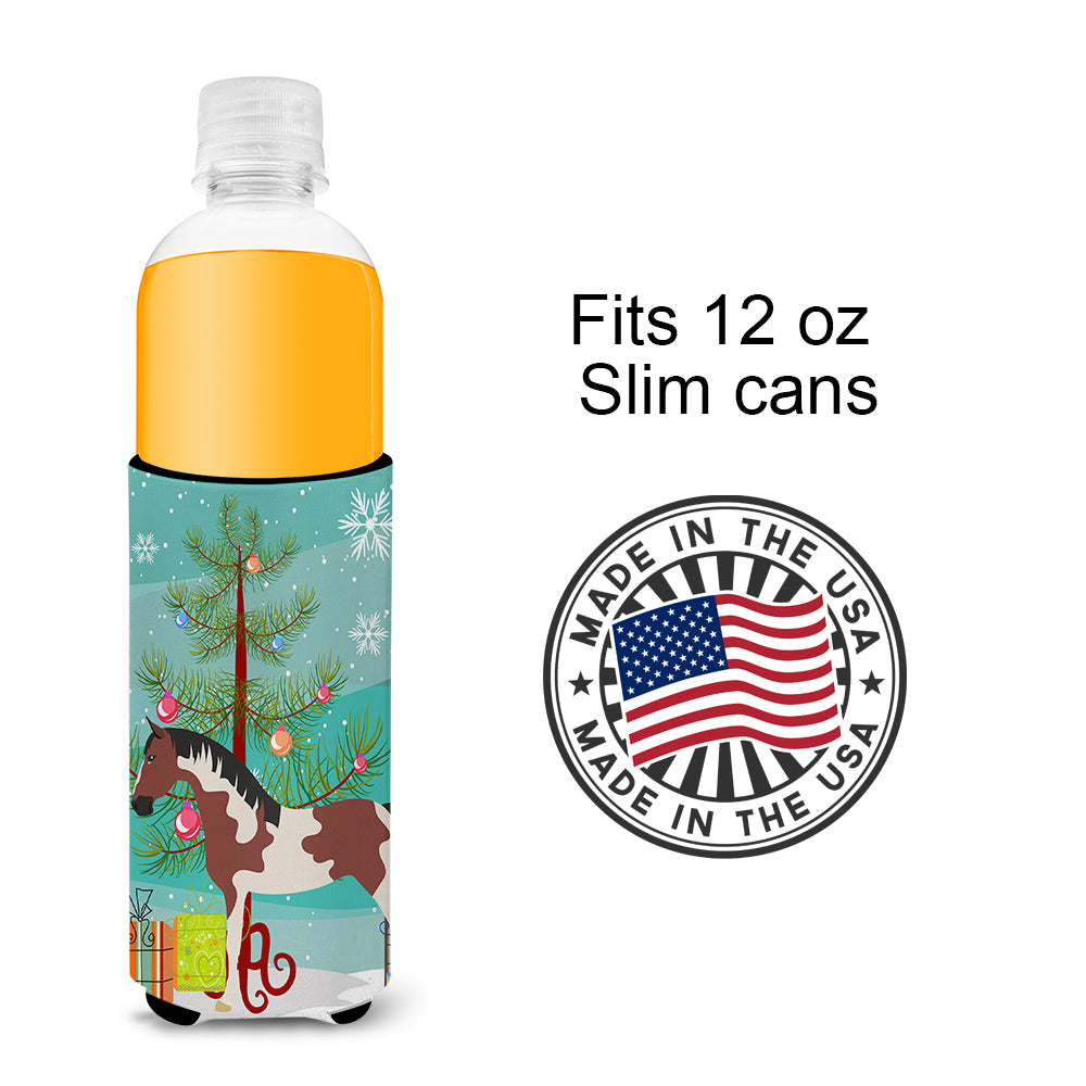 Pinto Horse Christmas  Ultra Hugger for slim cans BB9274MUK  the-store.com.
