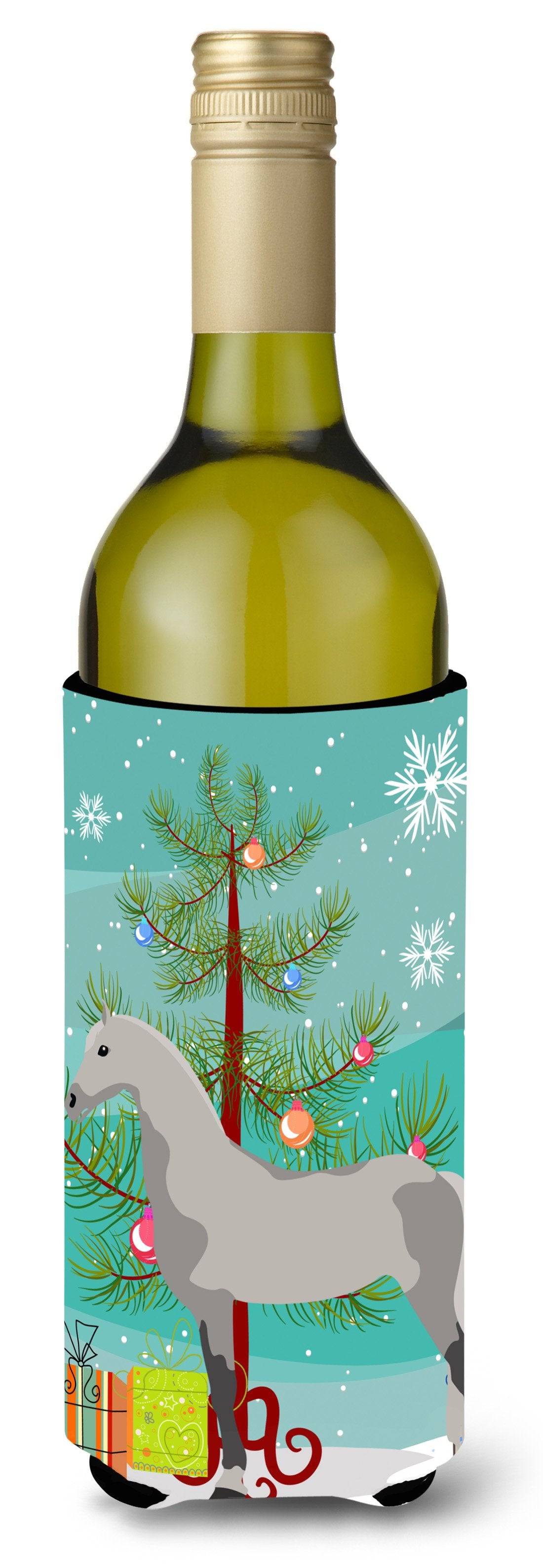 Orlov Trotter Horse Christmas Wine Bottle Beverge Insulator Hugger BB9275LITERK by Caroline&#39;s Treasures