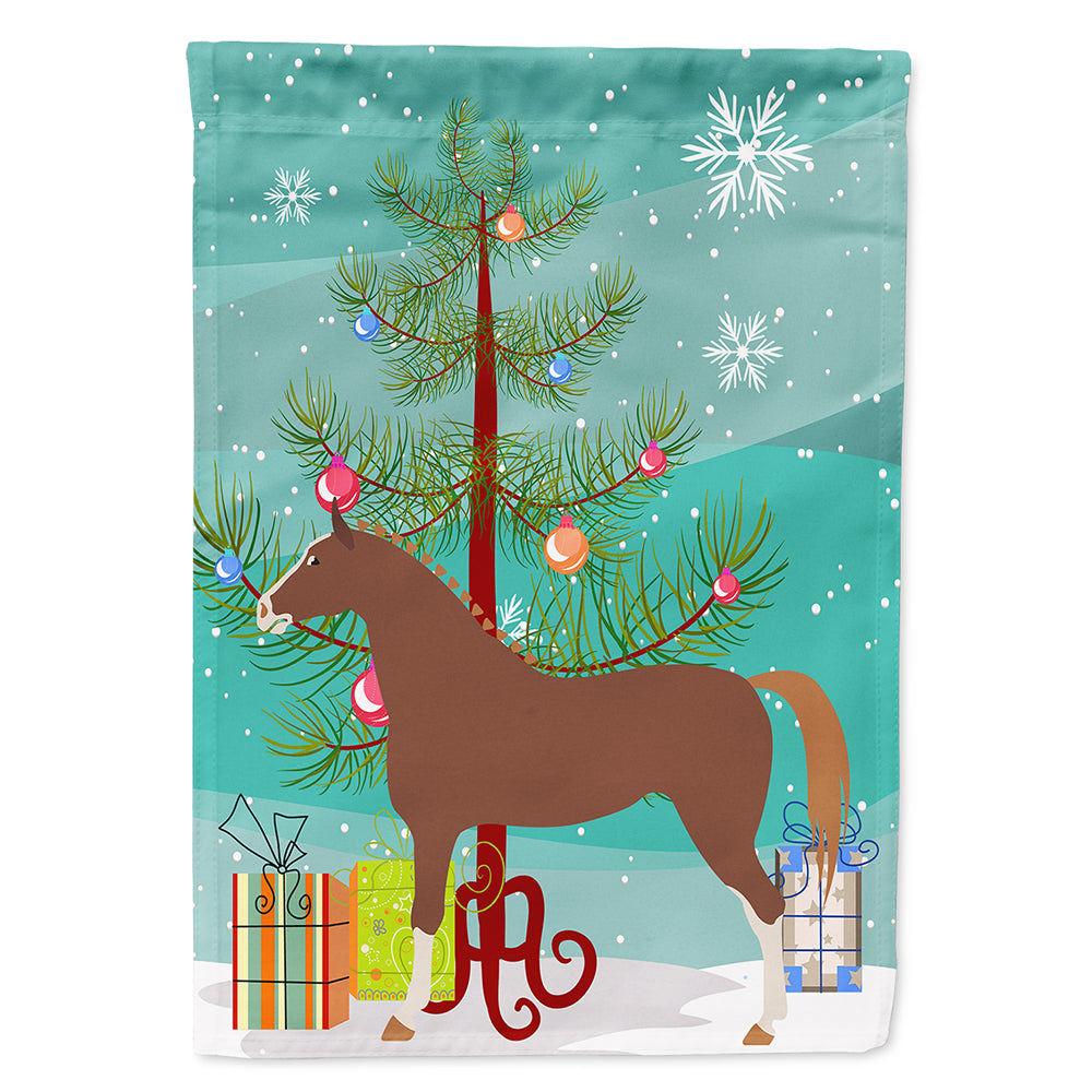 Hannoverian Horse Christmas Flag Canvas House Size BB9276CHF
