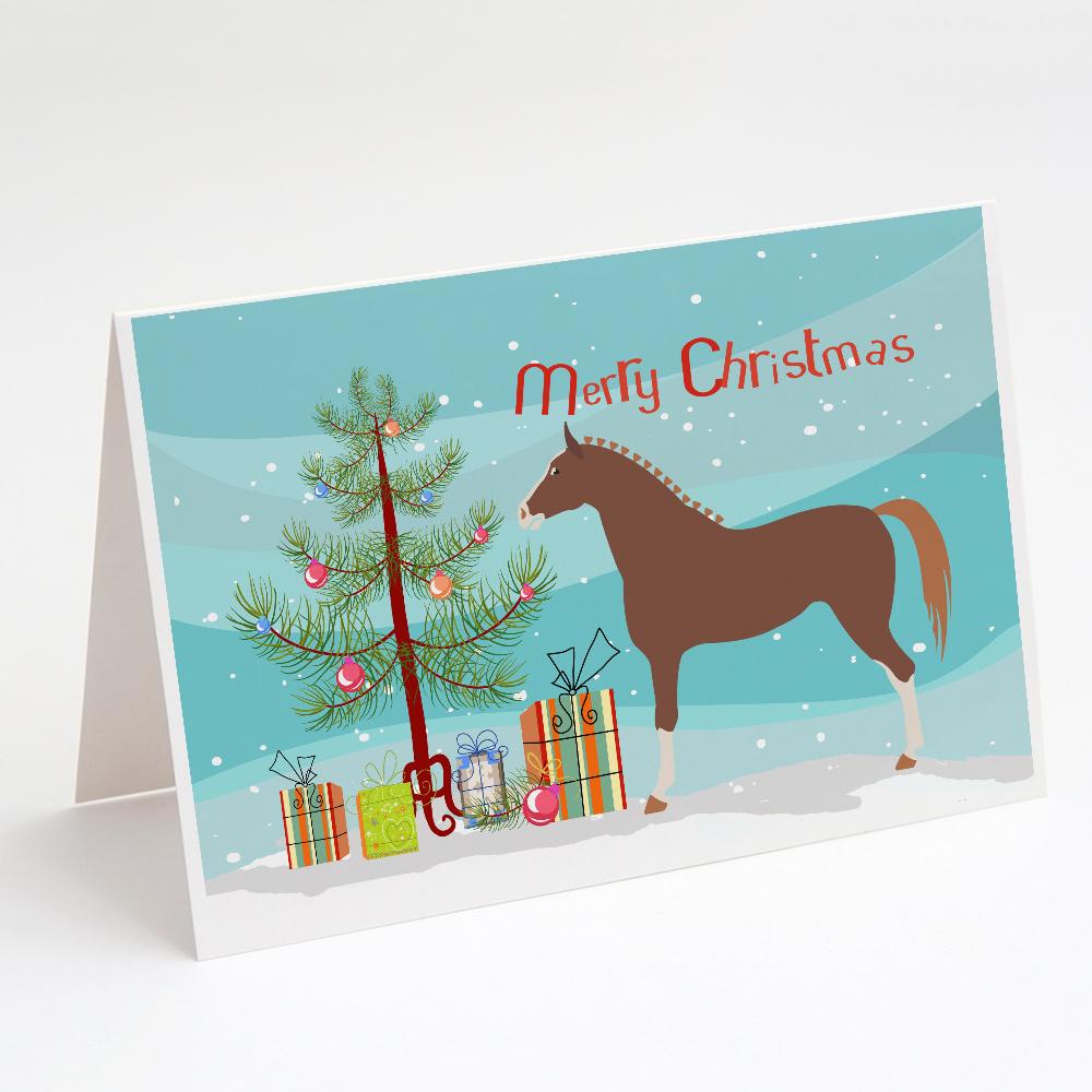 Buy this Hannoverian Horse Christmas Greeting Cards and Envelopes Pack of 8