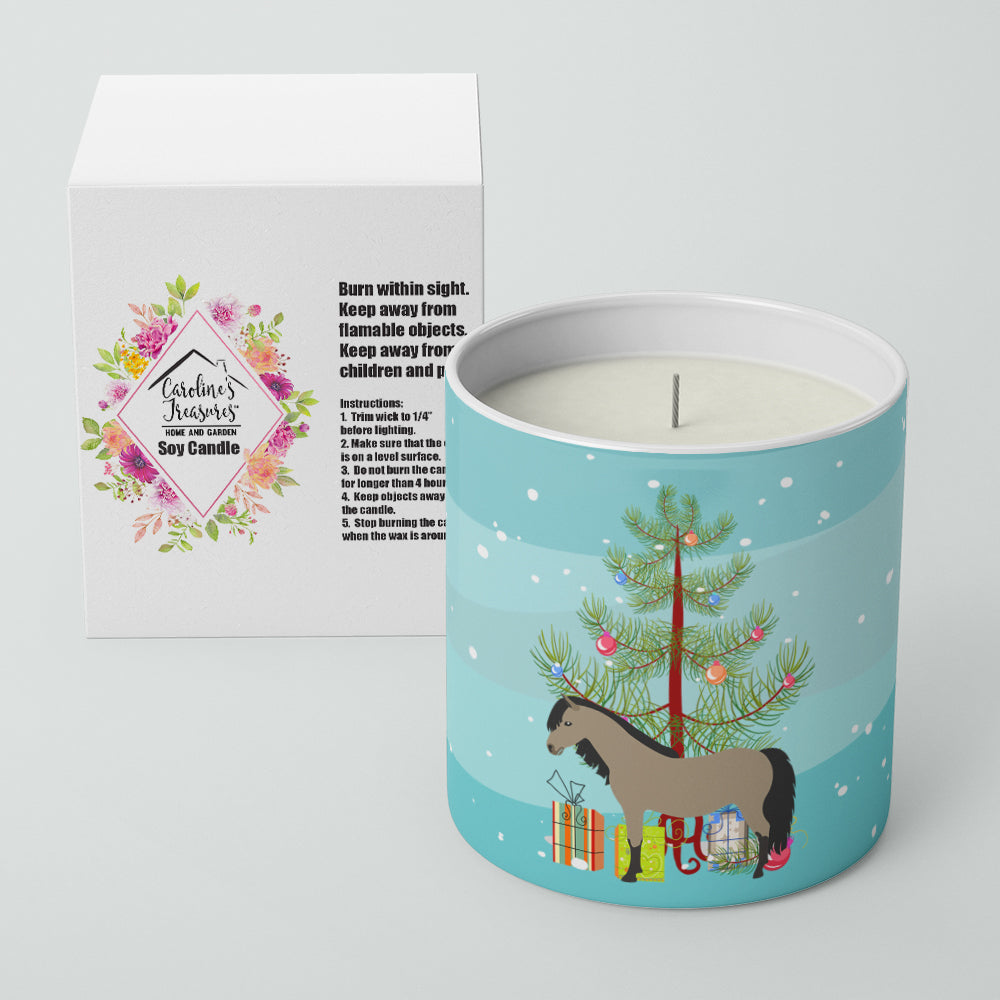 Welsh Pony Horse Christmas 10 oz Decorative Soy Candle - the-store.com