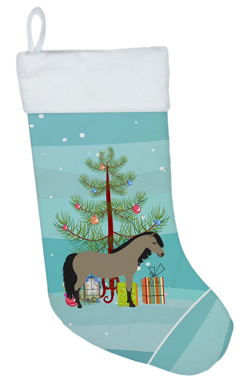 Welsh Pony Horse Christmas Christmas Stocking BB9277CS  the-store.com.
