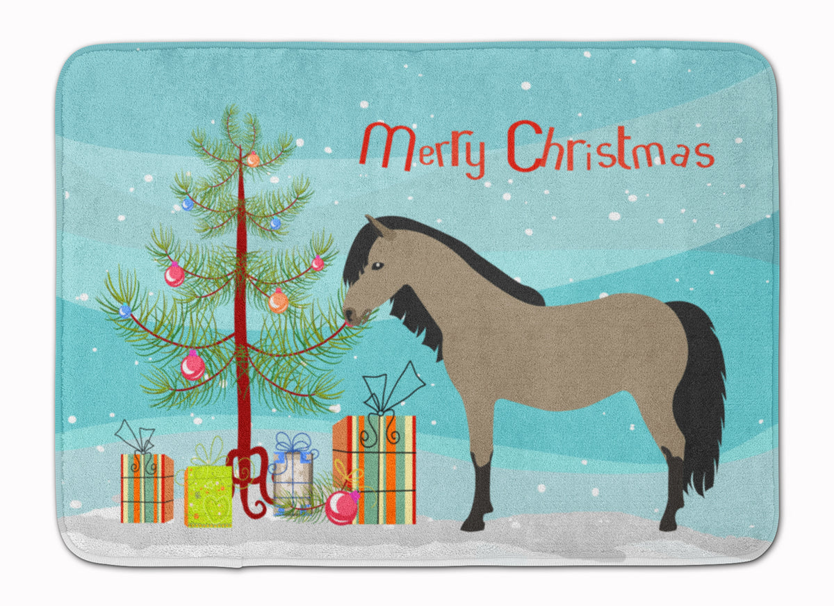 Welsh Pony Horse Christmas Machine Washable Memory Foam Mat BB9277RUG - the-store.com