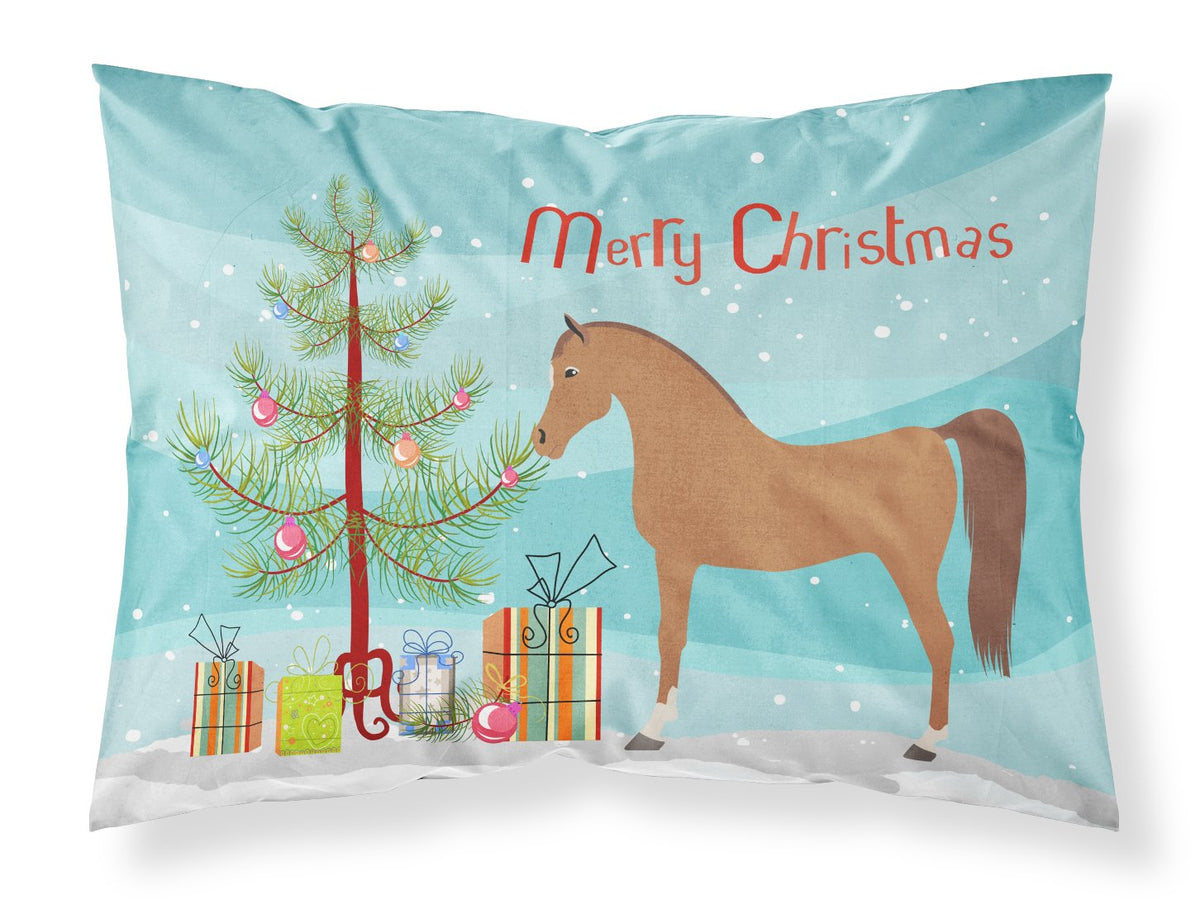 Arabian Horse Christmas Fabric Standard Pillowcase BB9278PILLOWCASE by Caroline&#39;s Treasures