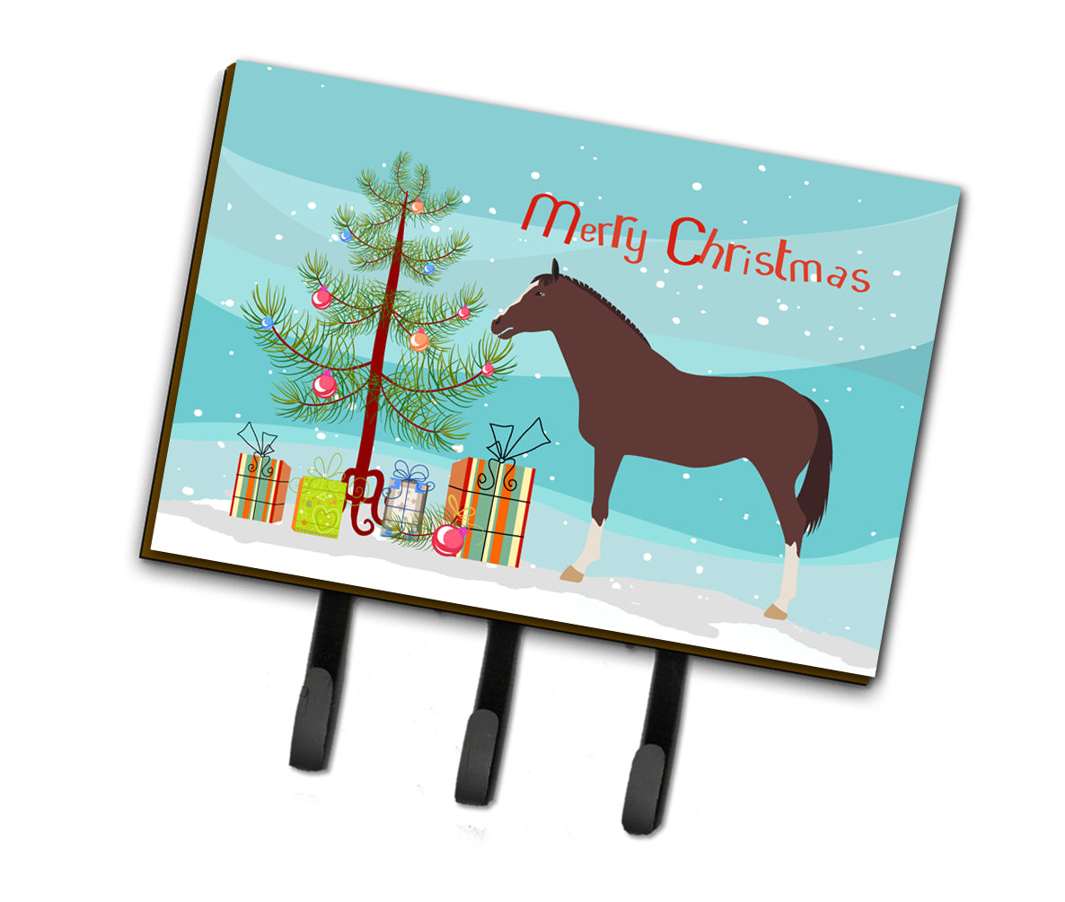 English Thoroughbred Horse Christmas Leash or Key Holder BB9280TH68
