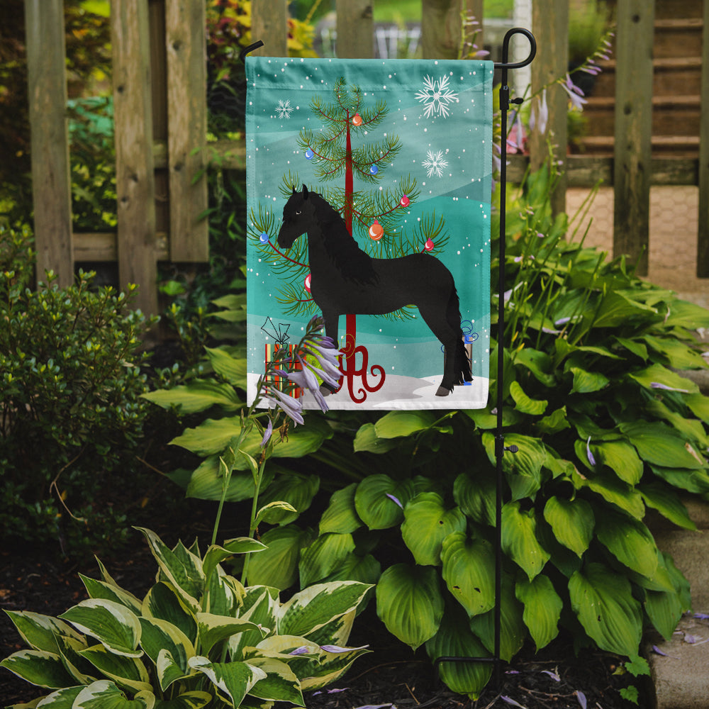 Friesian Horse Christmas Flag Garden Size BB9282GF  the-store.com.