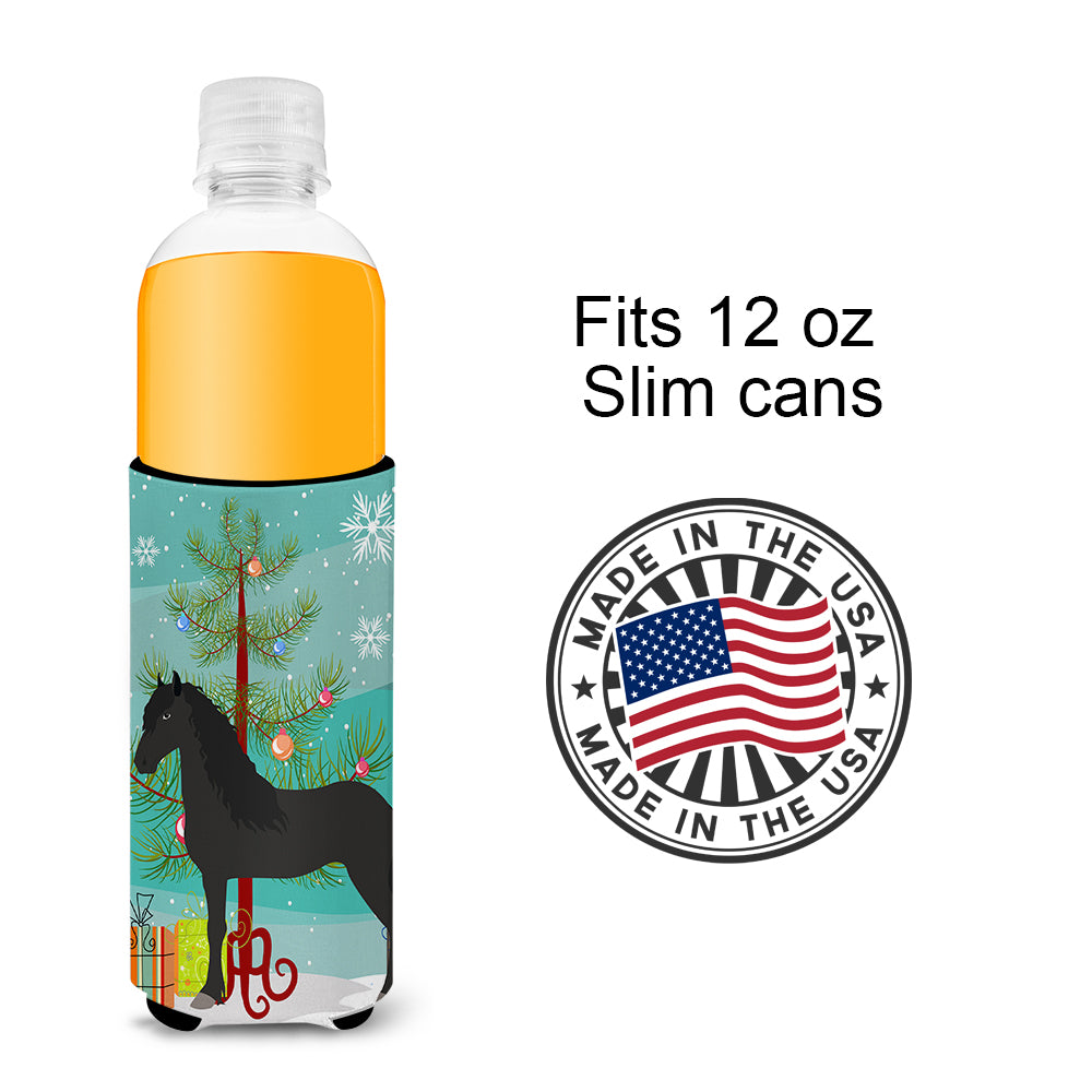 Friesian Horse Christmas  Ultra Hugger for slim cans BB9282MUK  the-store.com.