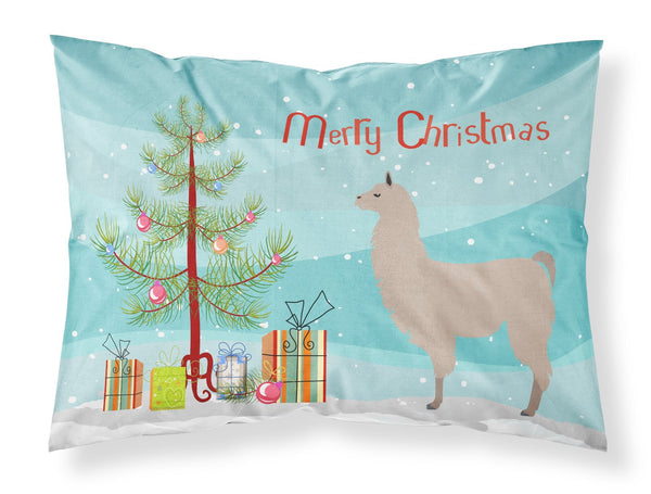 Llama Christmas Fabric Standard Pillowcase BB9283PILLOWCASE by Caroline's Treasures