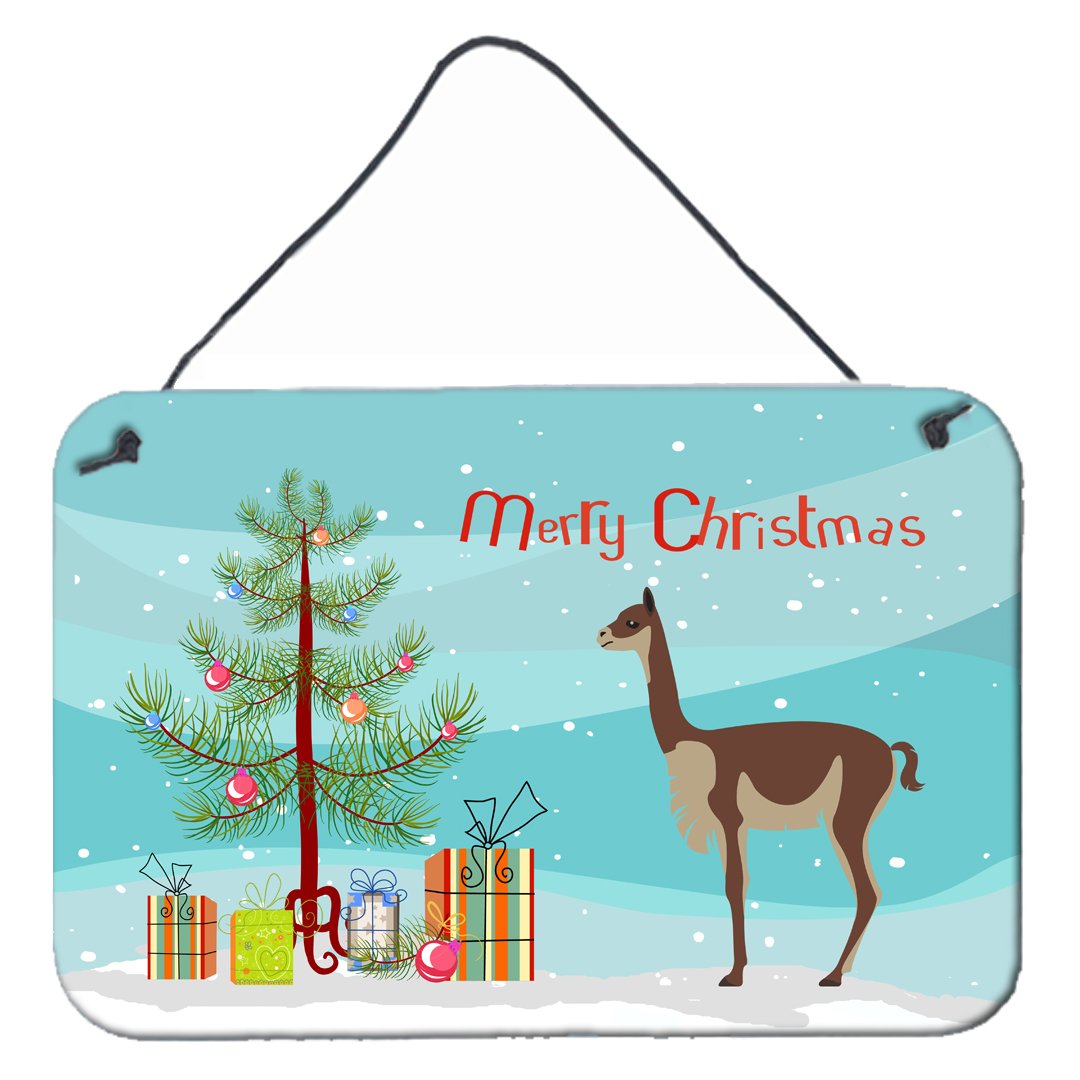 Vicugna or Vicuna Christmas Wall or Door Hanging Prints BB9284DS812 by Caroline's Treasures
