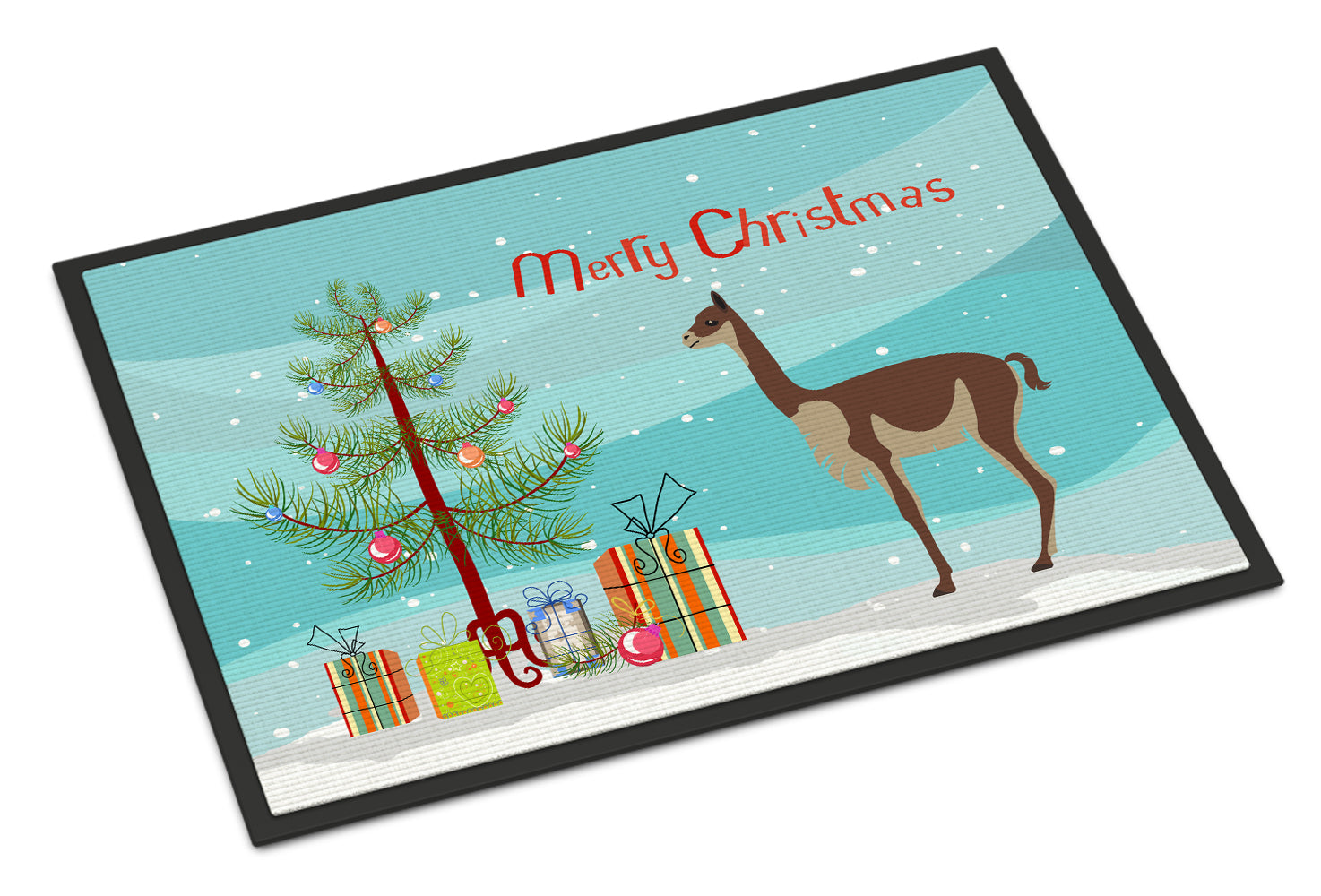 Vicugna or Vicuna Christmas Indoor or Outdoor Mat 18x27 BB9284MAT - the-store.com