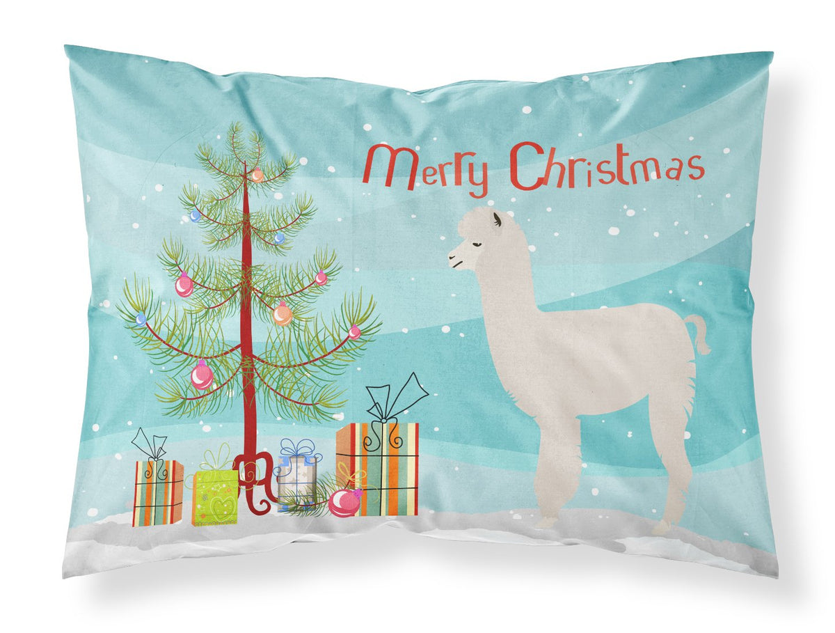 Alpaca Christmas Fabric Standard Pillowcase BB9286PILLOWCASE by Caroline&#39;s Treasures