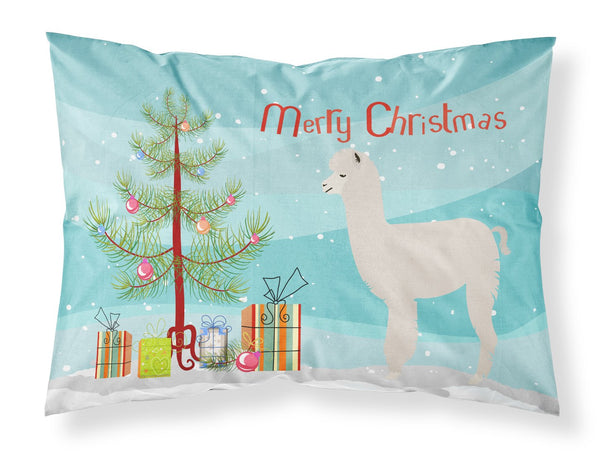 Alpaca Christmas Fabric Standard Pillowcase BB9286PILLOWCASE by Caroline's Treasures