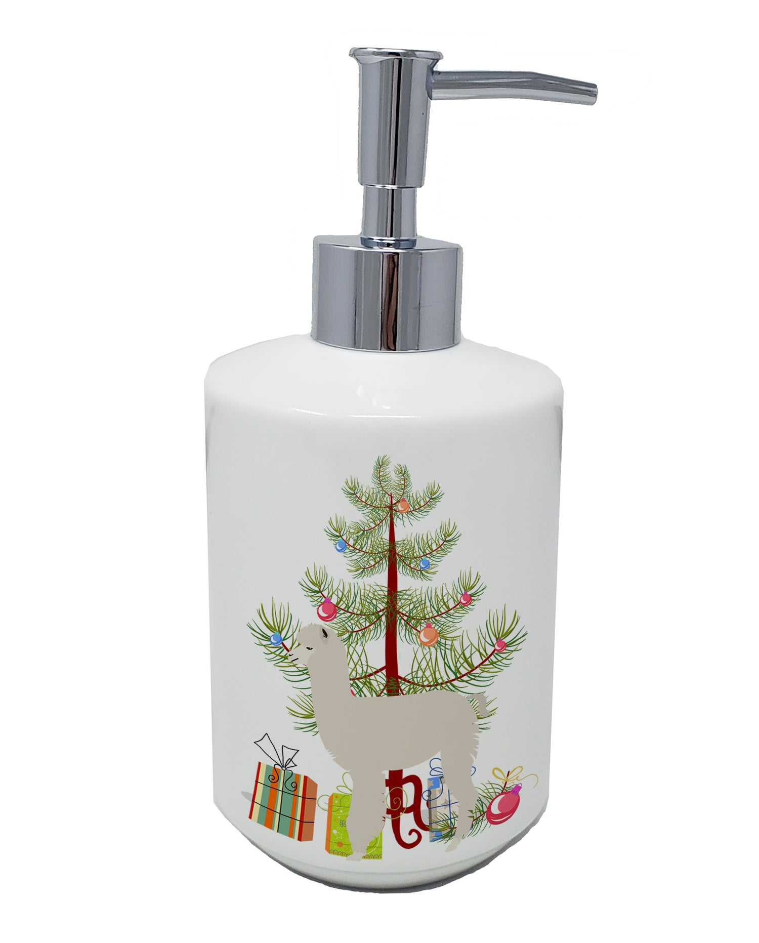 Buy this Alpaca Christmas Ceramic Soap Dispenser