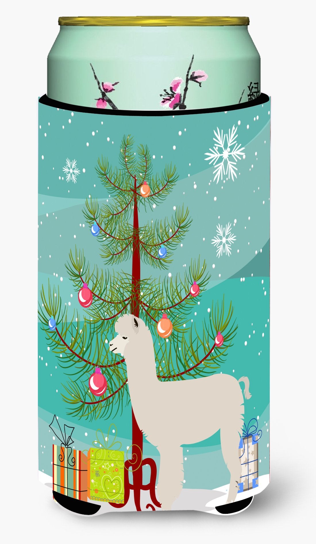 Alpaca Christmas Tall Boy Beverage Insulator Hugger BB9286TBC by Caroline&#39;s Treasures