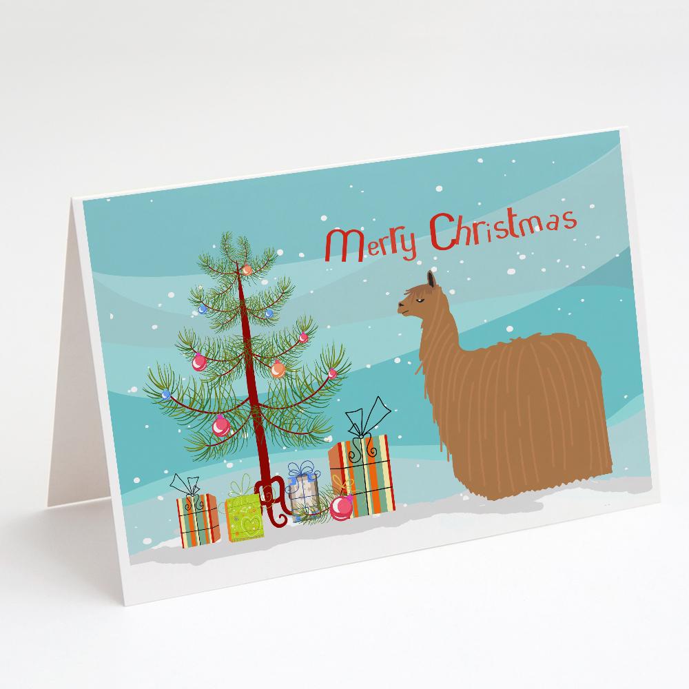Buy this Alpaca Suri Christmas Greeting Cards and Envelopes Pack of 8
