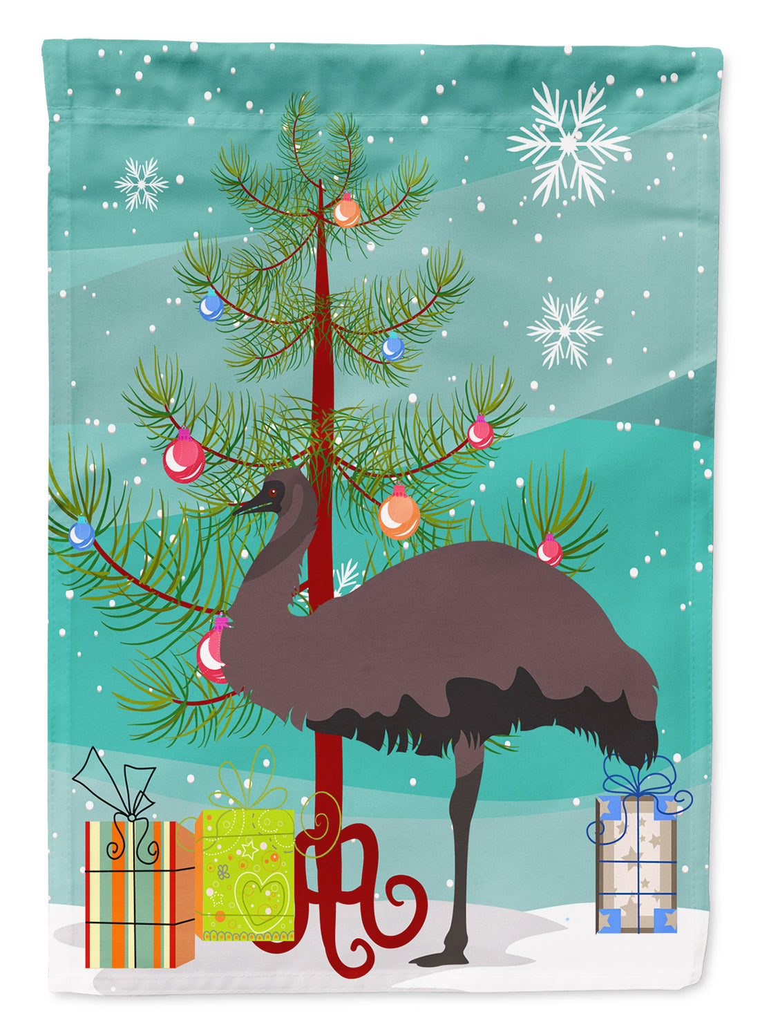 Emu Christmas Flag Garden Size BB9289GF