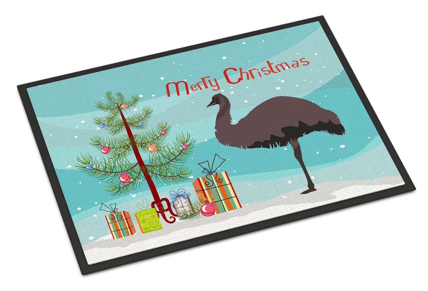 Emu Christmas Indoor or Outdoor Mat 24x36 BB9289JMAT by Caroline's Treasures