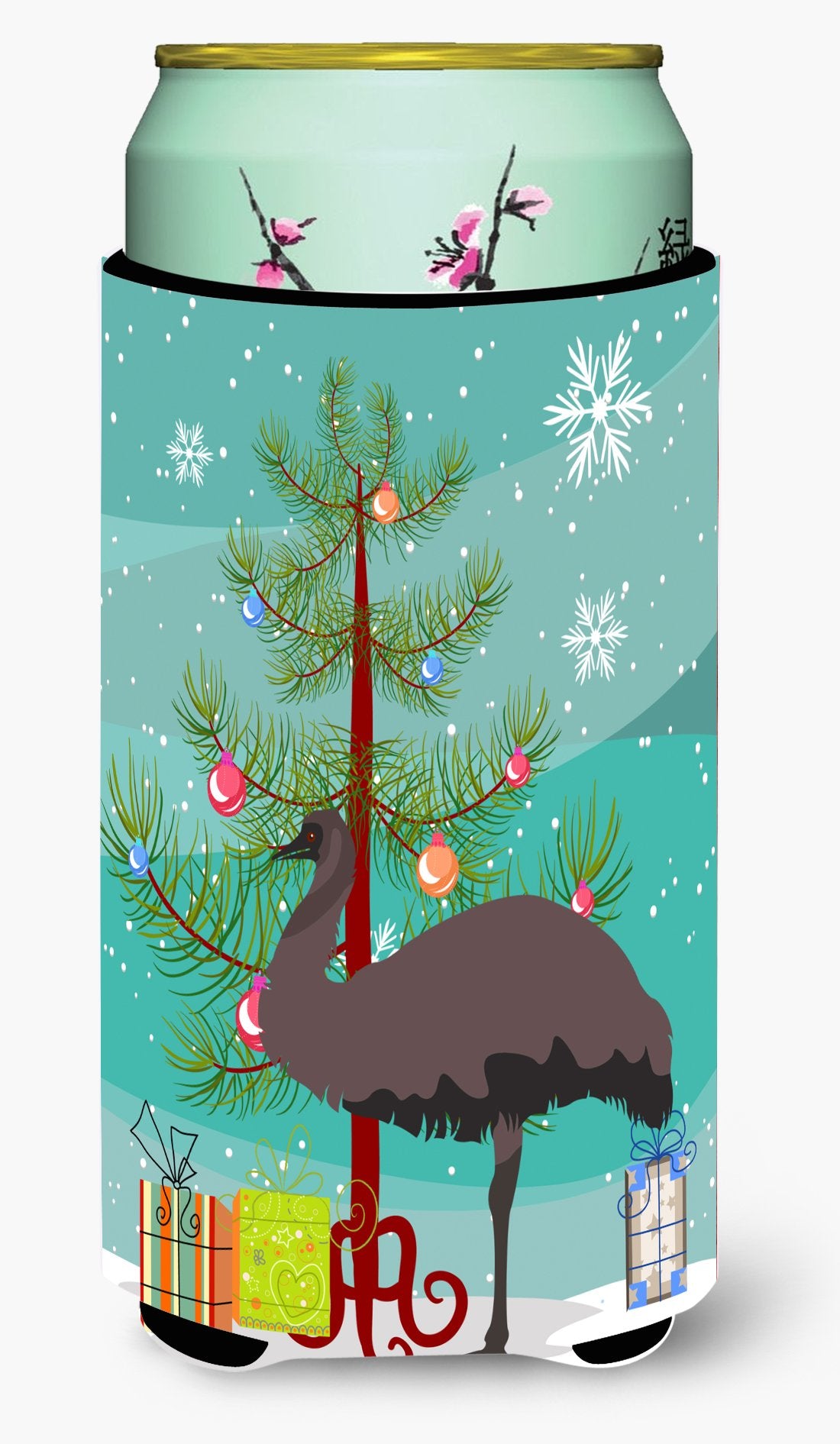 Emu Christmas Tall Boy Beverage Insulator Hugger BB9289TBC by Caroline&#39;s Treasures