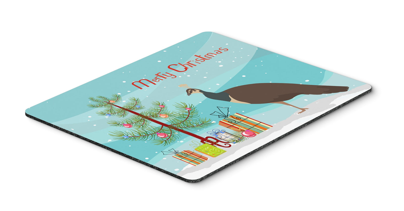 Indian Peahen Peafowl Christmas Mouse Pad, Hot Pad or Trivet BB9294MP by Caroline's Treasures