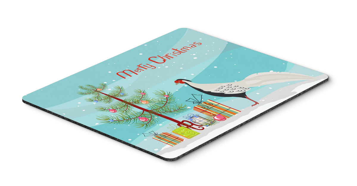 Silver Pheasant Christmas Mouse Pad, Hot Pad or Trivet BB9296MP by Caroline&#39;s Treasures
