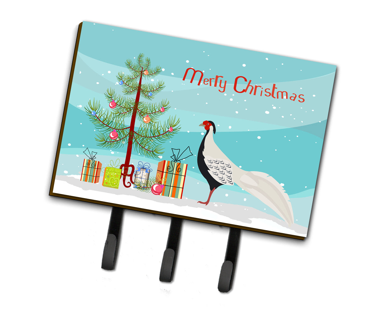 Silver Pheasant Christmas Leash or Key Holder BB9296TH68
