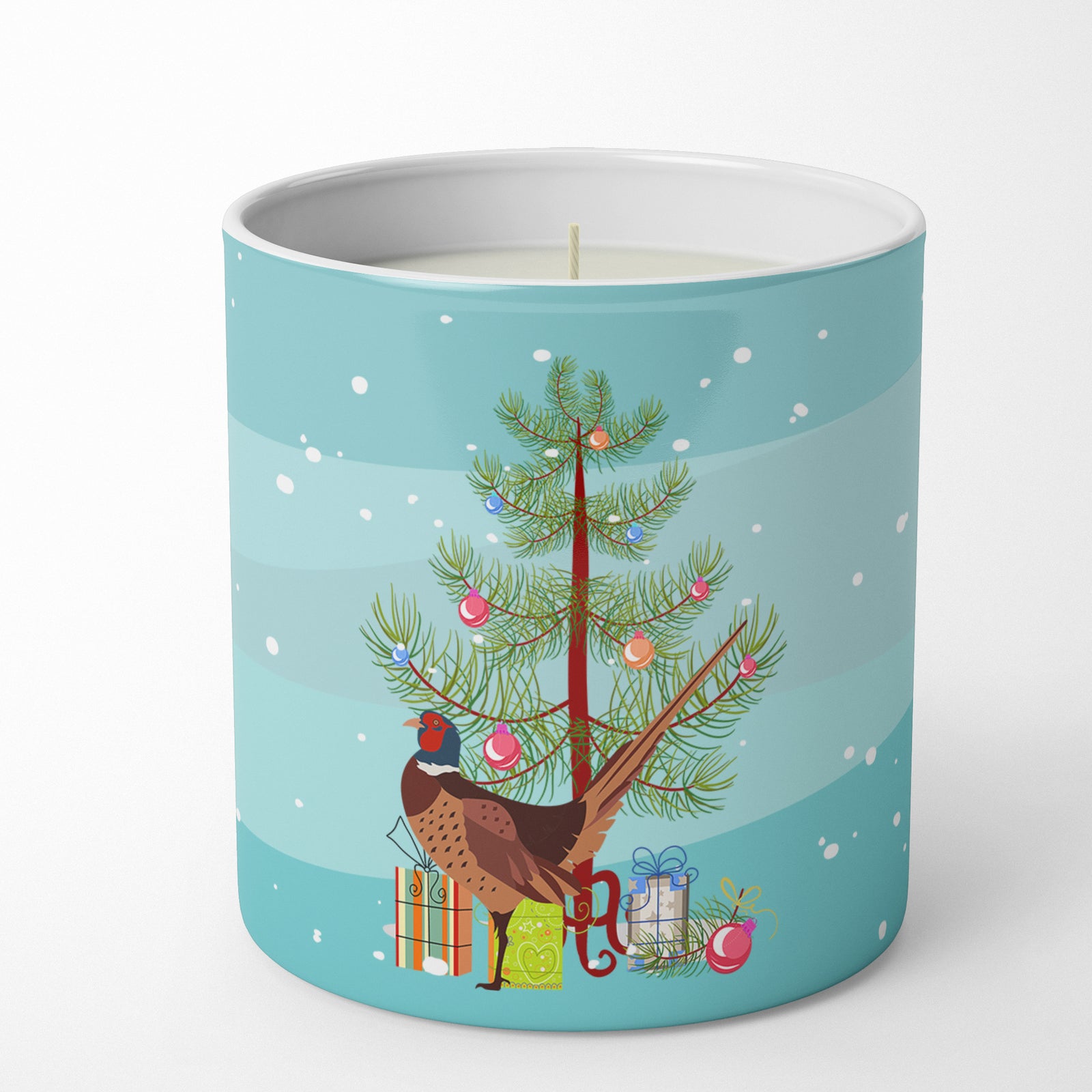 Buy this Ring-necked Common Pheasant Christmas 10 oz Decorative Soy Candle