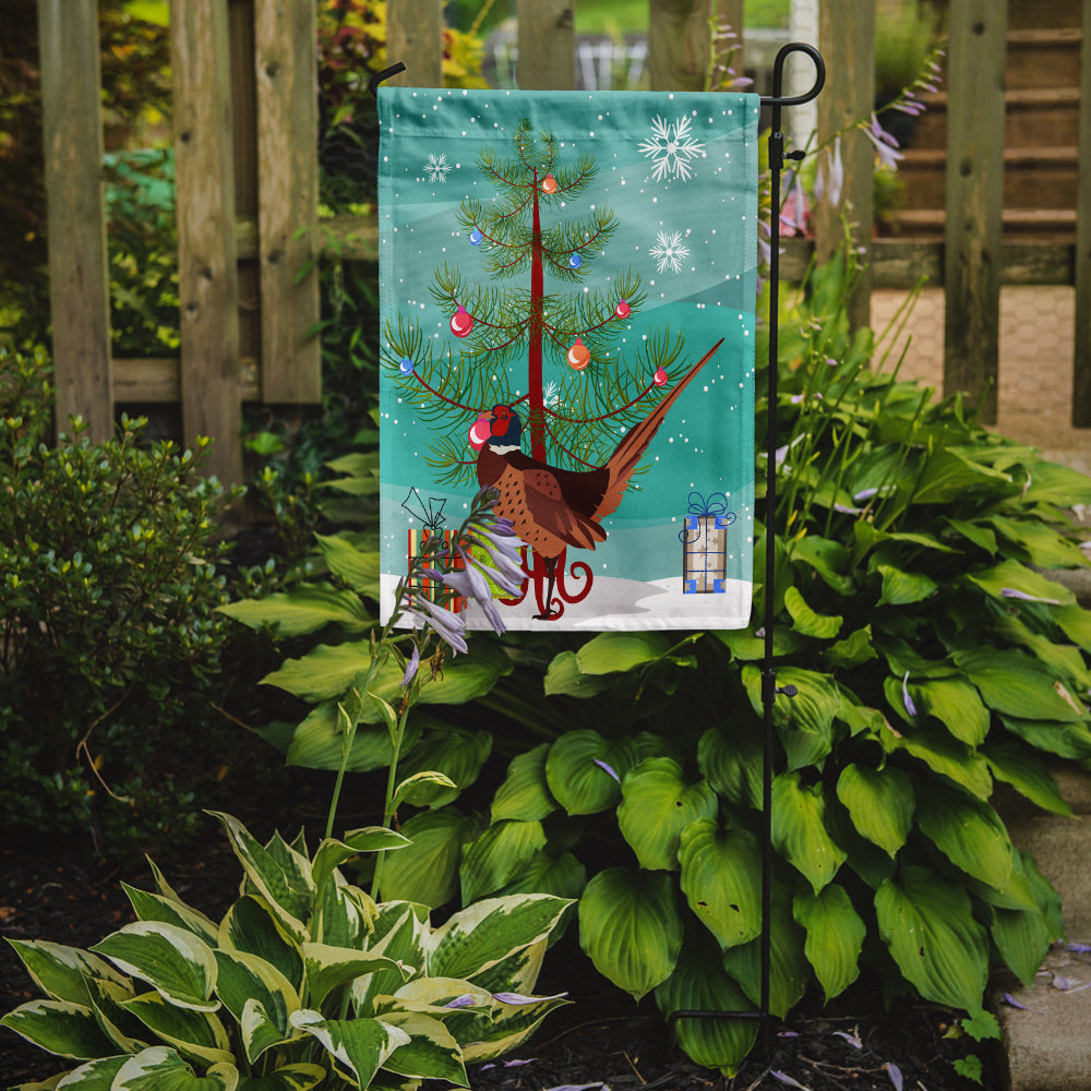 Ring-necked Common Pheasant Christmas Flag Garden Size BB9297GF  the-store.com.