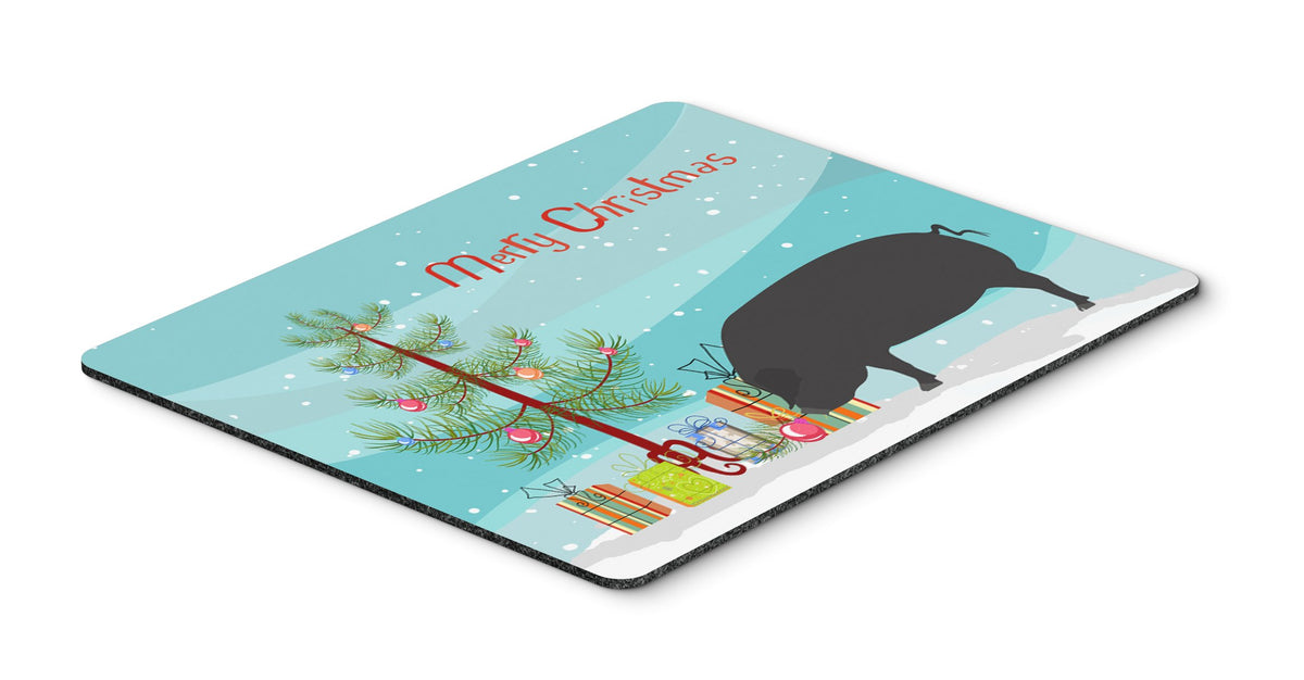 Devon Large Black Pig Christmas Mouse Pad, Hot Pad or Trivet BB9298MP by Caroline&#39;s Treasures