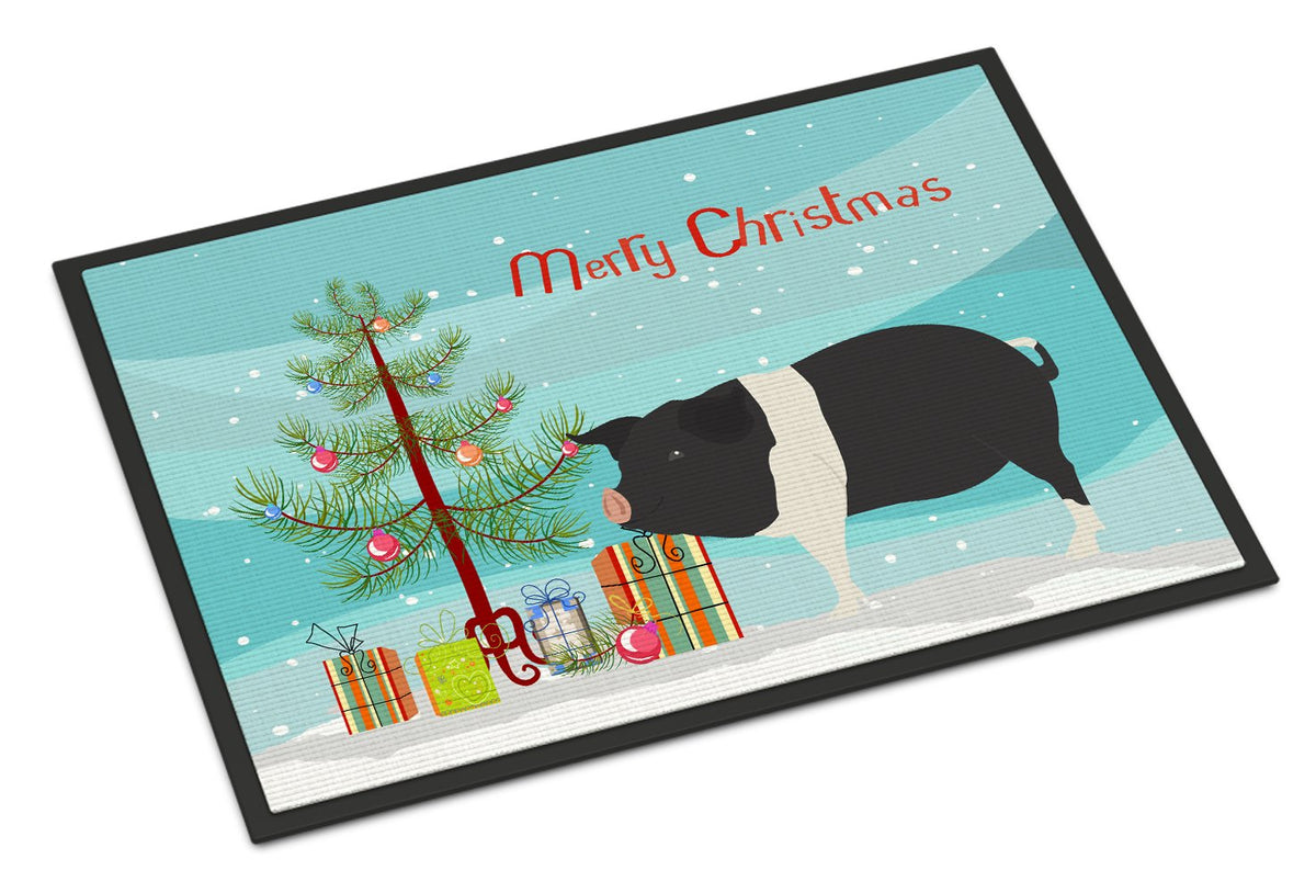 Hampshire Pig Christmas Indoor or Outdoor Mat 24x36 BB9306JMAT by Caroline&#39;s Treasures