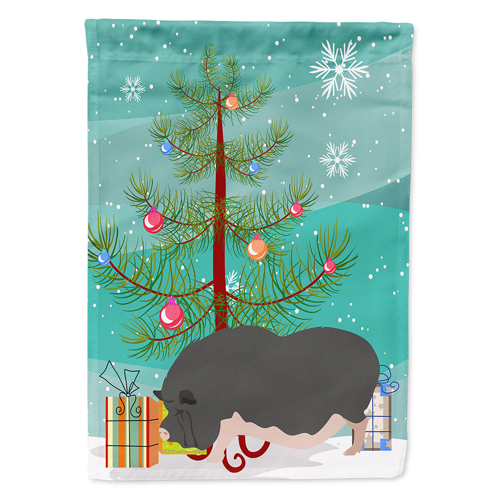 Vietnamese Pot-Bellied Pig Christmas Flag Canvas House Size BB9308CHF
