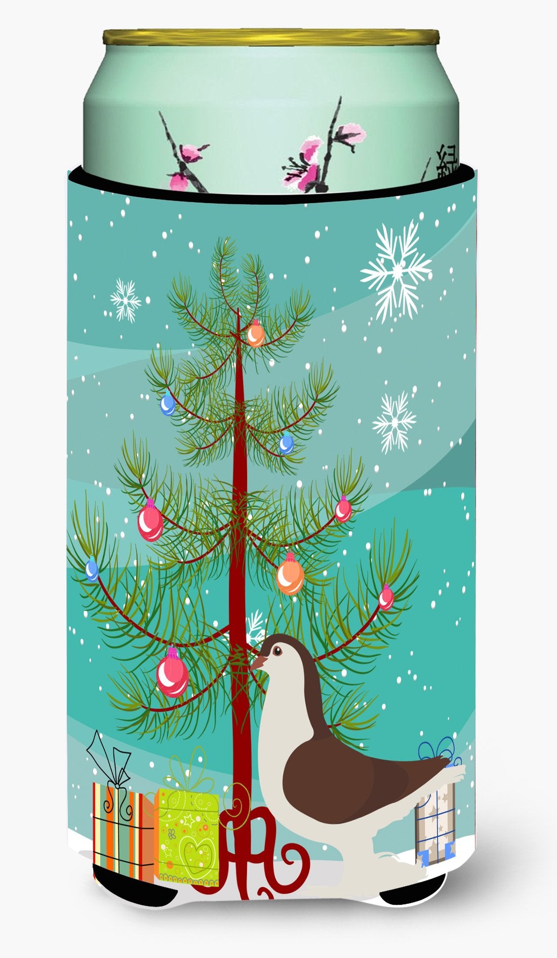 Large Pigeon Christmas Tall Boy Beverage Insulator Hugger BB9310TBC by Caroline&#39;s Treasures