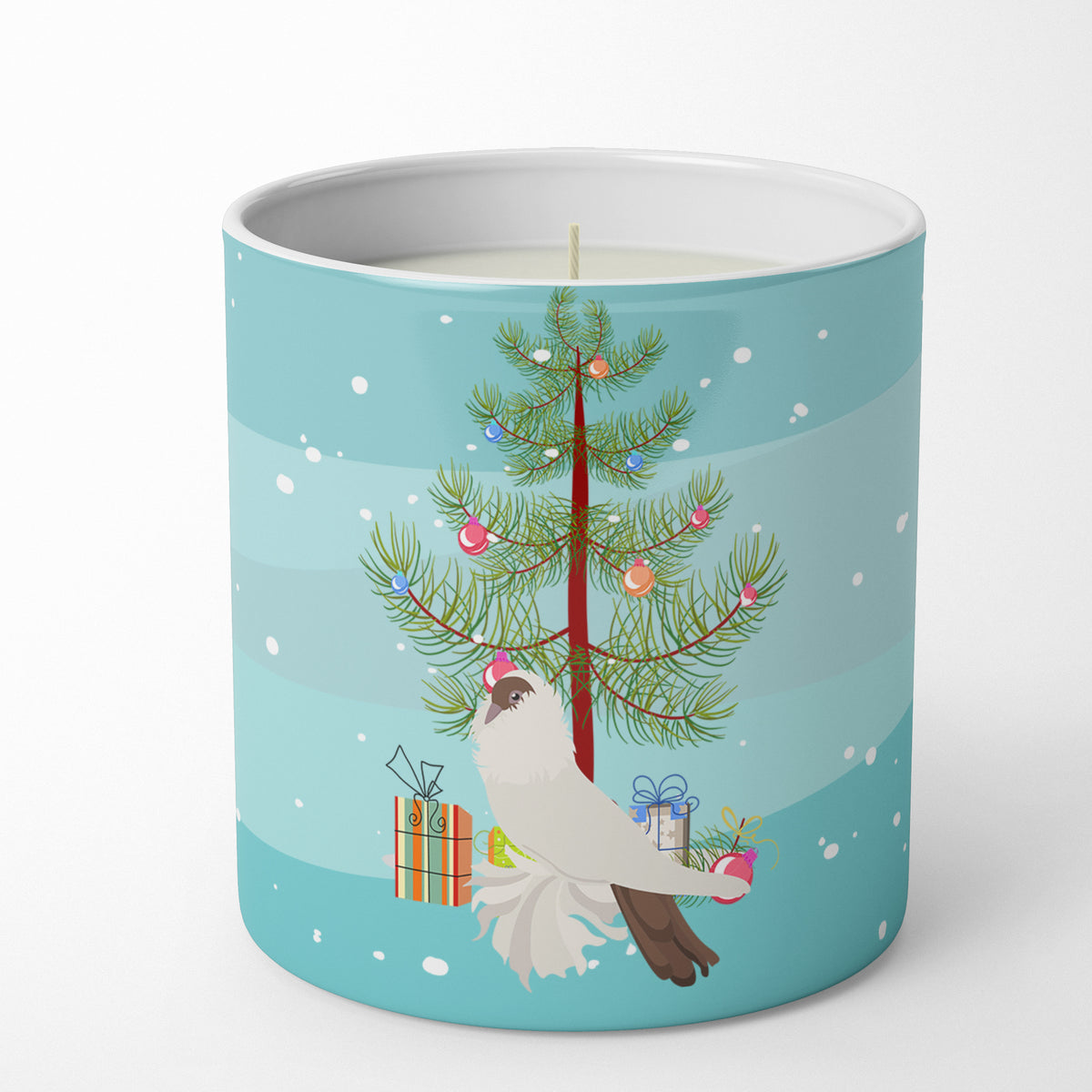 Buy this German Helmet Pigeon Christmas 10 oz Decorative Soy Candle