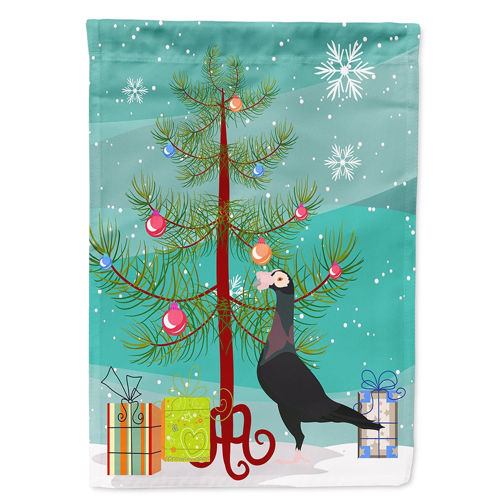 English Carrier Pigeon Christmas Flag Canvas House Size BB9312CHF  the-store.com.