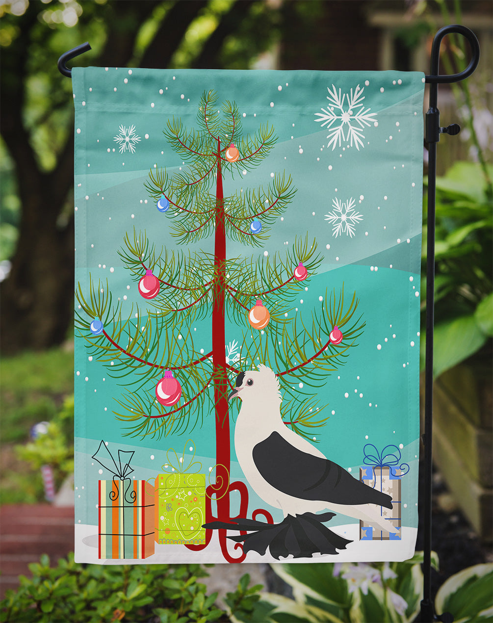 Saxon Fairy Swallow Pigeon Christmas Flag Garden Size BB9313GF