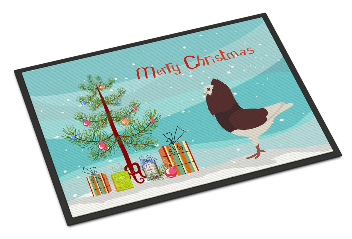 Capuchin Red Pigeon Christmas Indoor or Outdoor Mat 24x36 BB9315JMAT by Caroline&#39;s Treasures