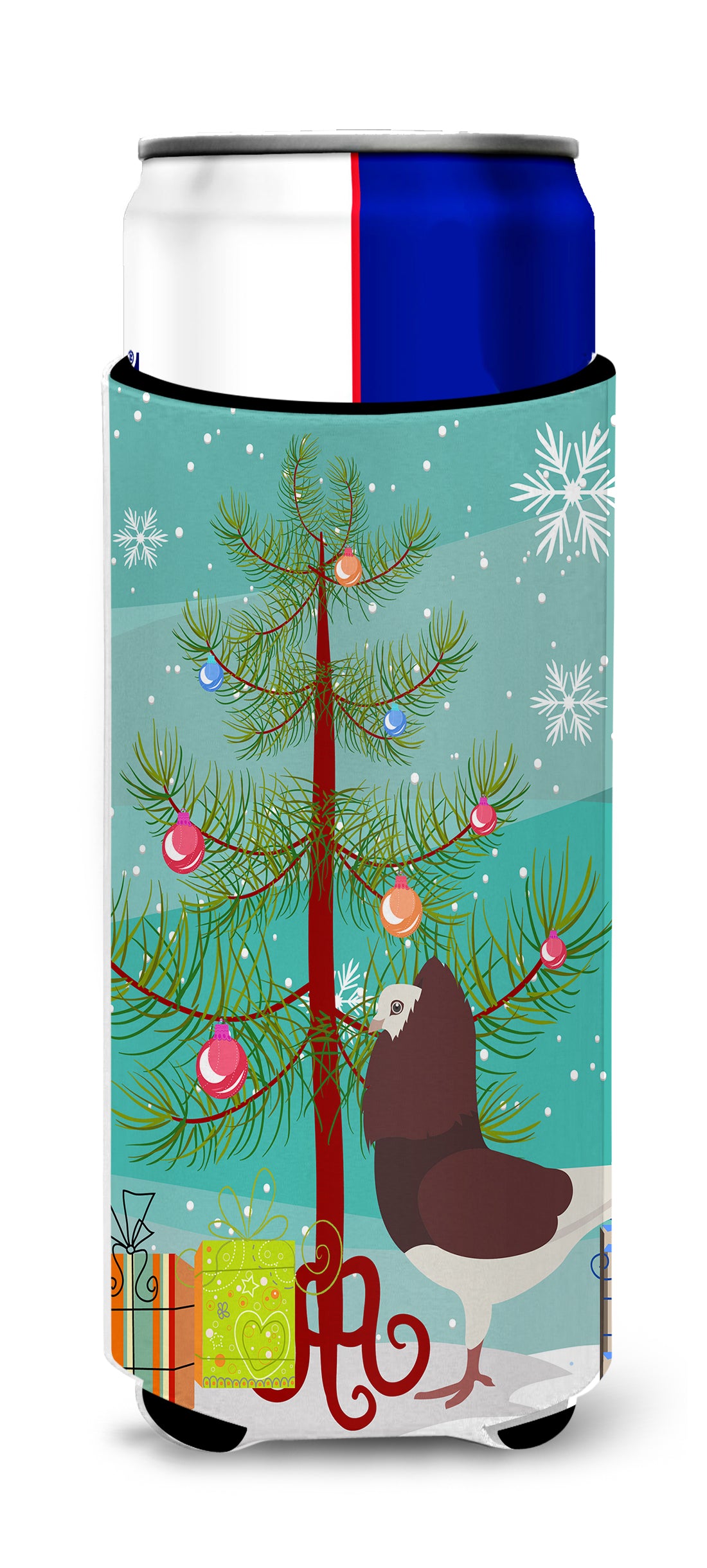 Capuchin Red Pigeon Christmas  Ultra Hugger for slim cans BB9315MUK  the-store.com.