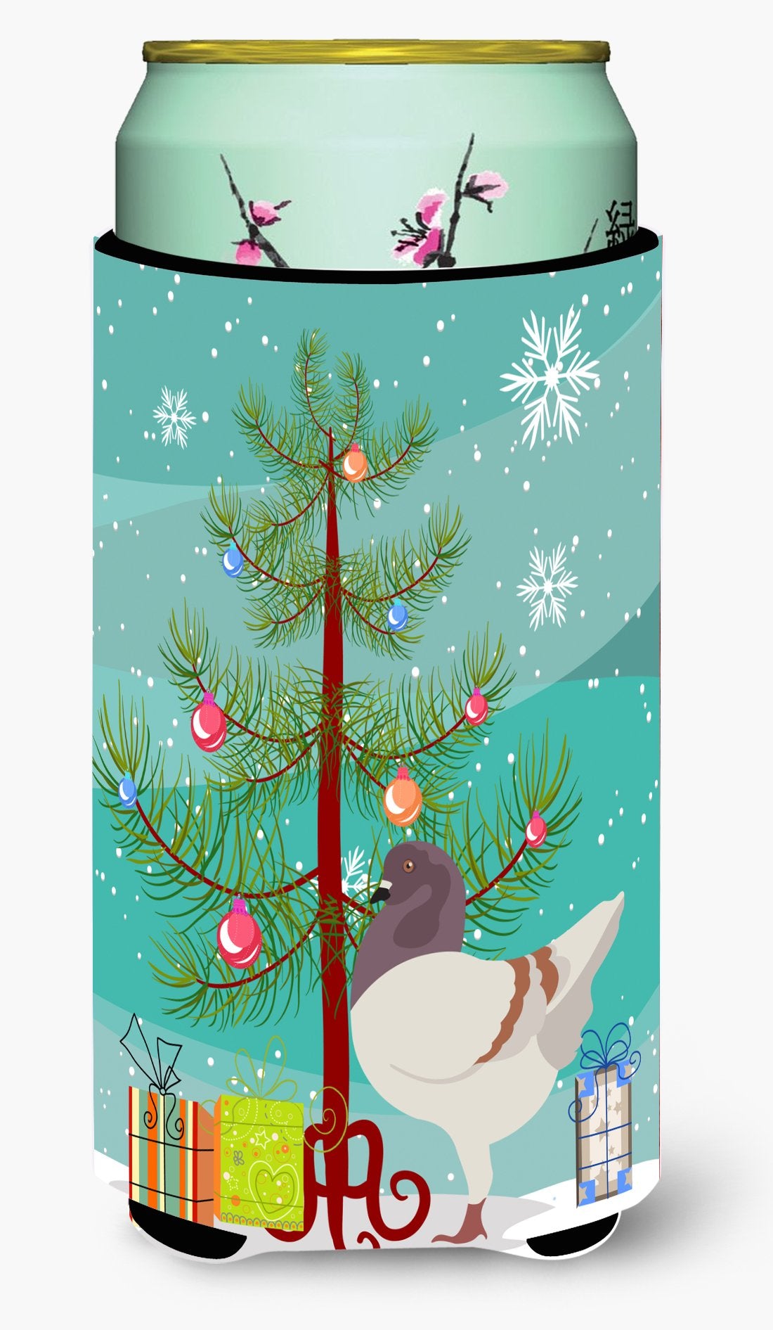 German Modena Pigeon Christmas Tall Boy Beverage Insulator Hugger BB9316TBC by Caroline's Treasures