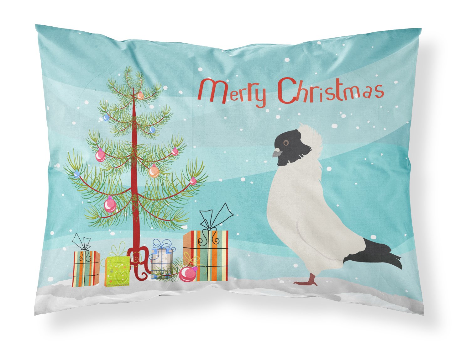 Nun Pigeon Christmas Fabric Standard Pillowcase BB9319PILLOWCASE by Caroline's Treasures