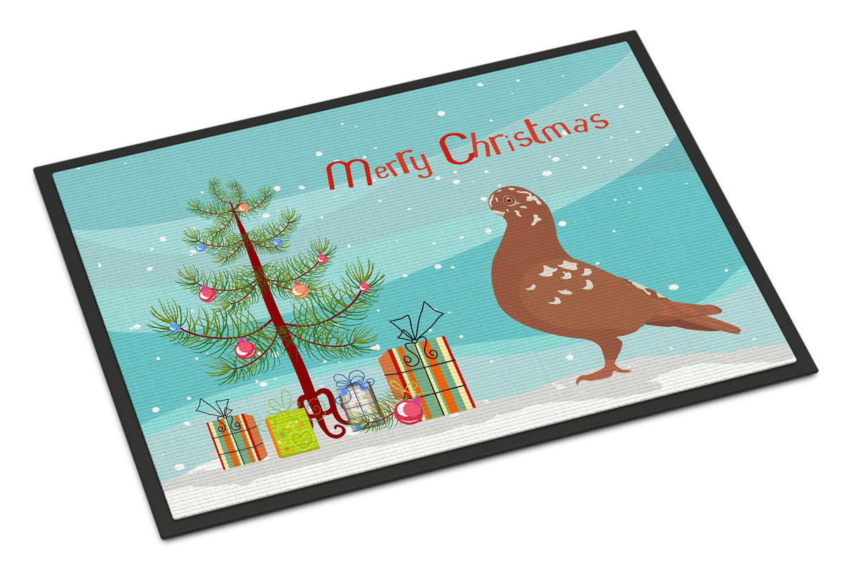 African Owl Pigeon Christmas Indoor or Outdoor Mat 24x36 BB9320JMAT by Caroline&#39;s Treasures