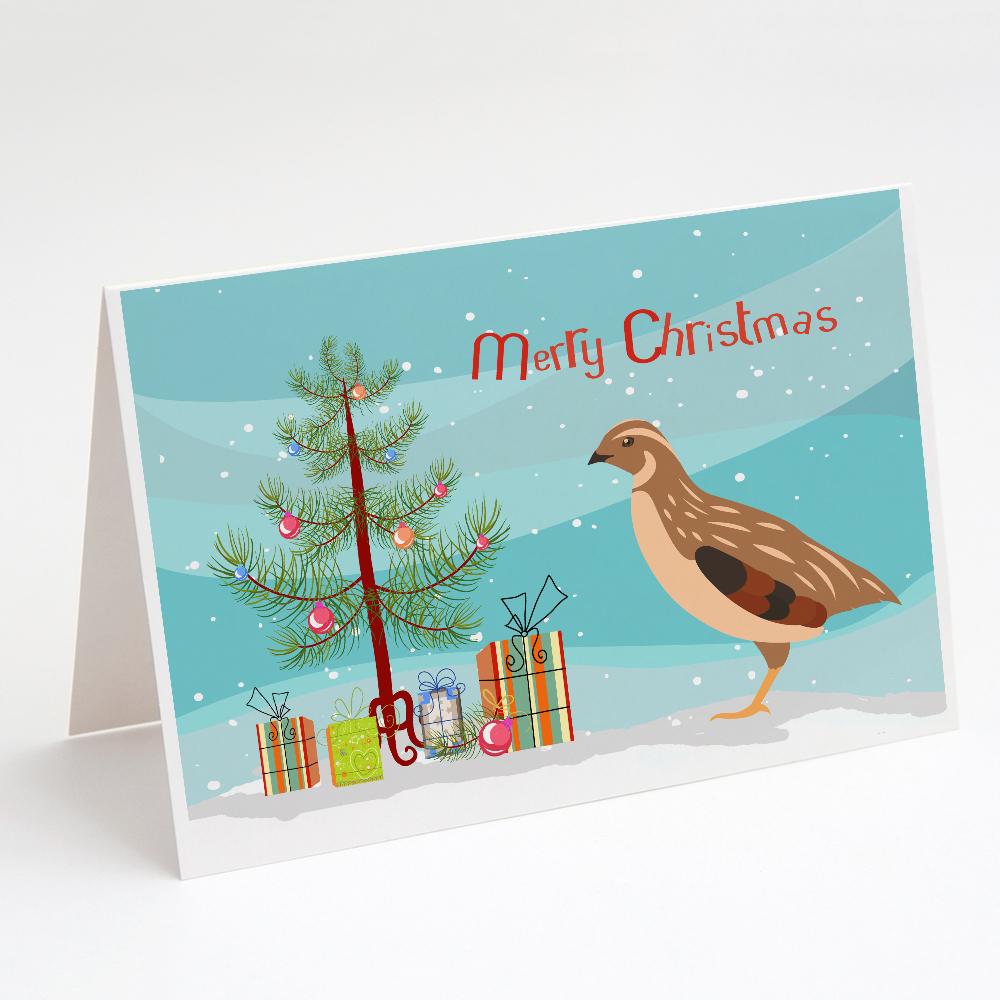 Buy this Golden Phoenix Quail Christmas Greeting Cards and Envelopes Pack of 8