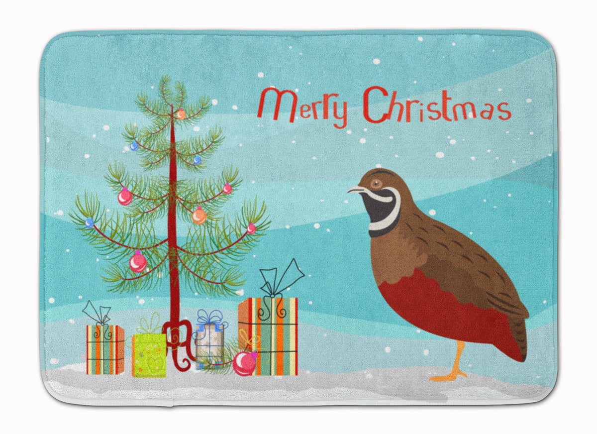 Chinese Painted or King Quail Christmas Machine Washable Memory Foam Mat BB9323RUG - the-store.com