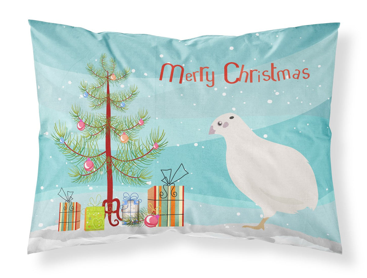 Texas Quail Christmas Fabric Standard Pillowcase BB9324PILLOWCASE by Caroline&#39;s Treasures