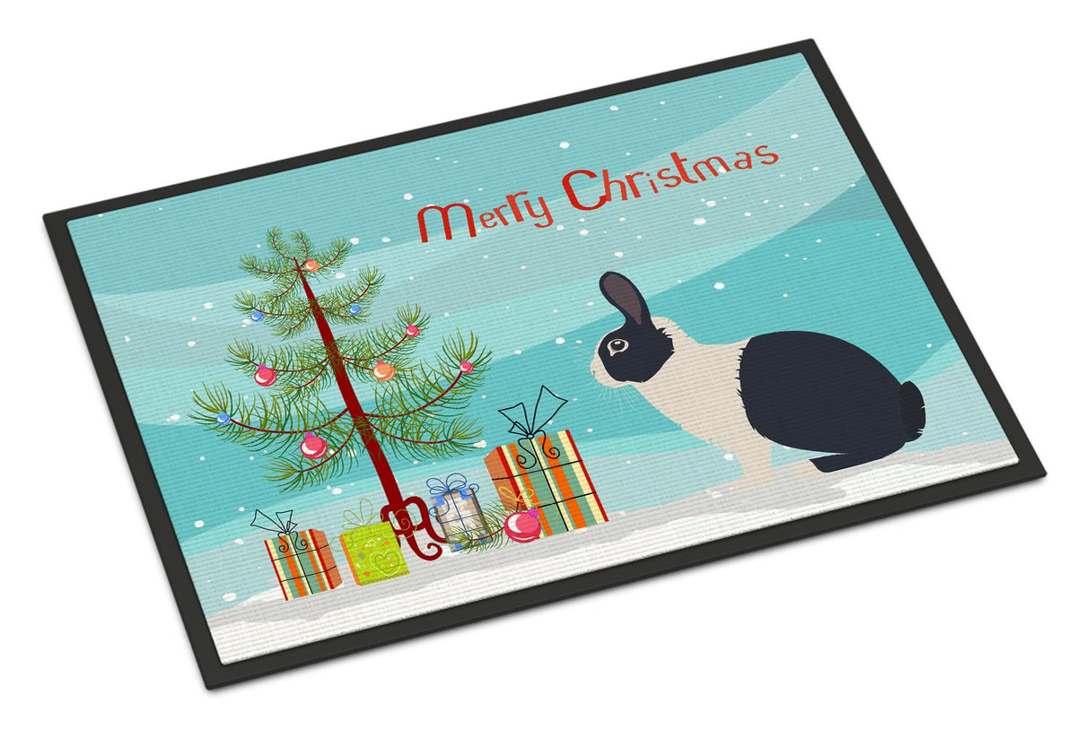 Dutch Rabbit Christmas Indoor or Outdoor Mat 24x36 BB9325JMAT by Caroline&#39;s Treasures