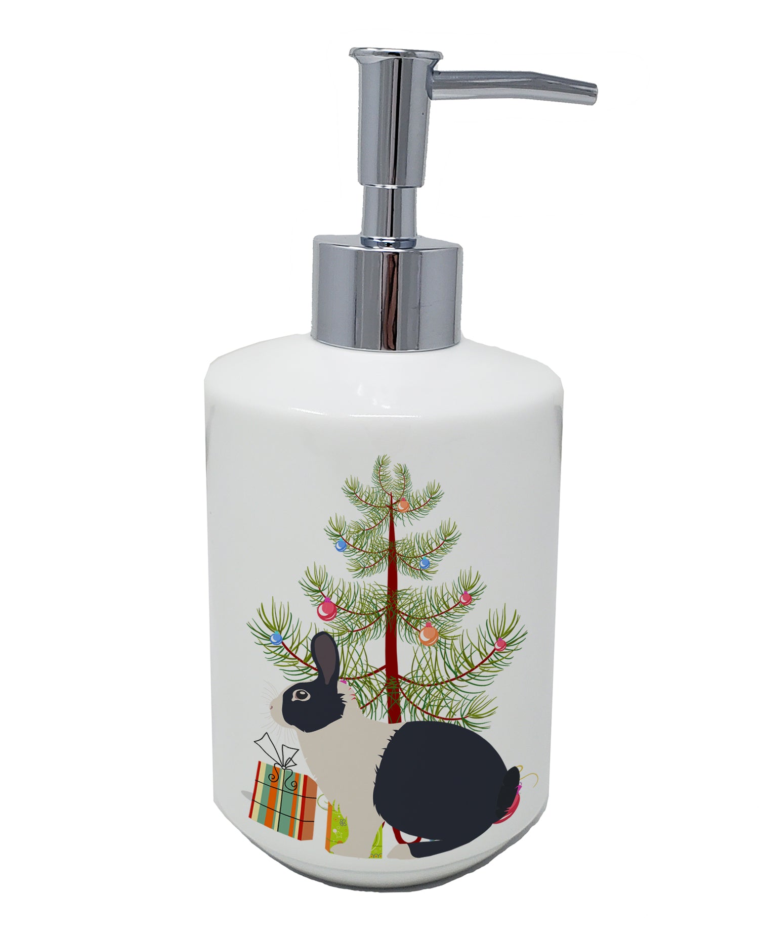 Buy this Dutch Rabbit Christmas Ceramic Soap Dispenser