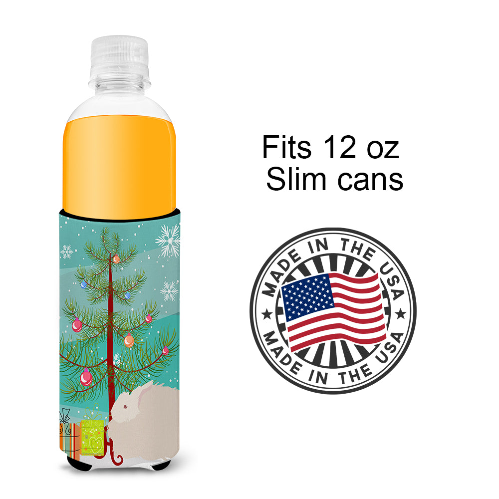 Fluffy Angora Rabbit Christmas  Ultra Hugger for slim cans BB9326MUK