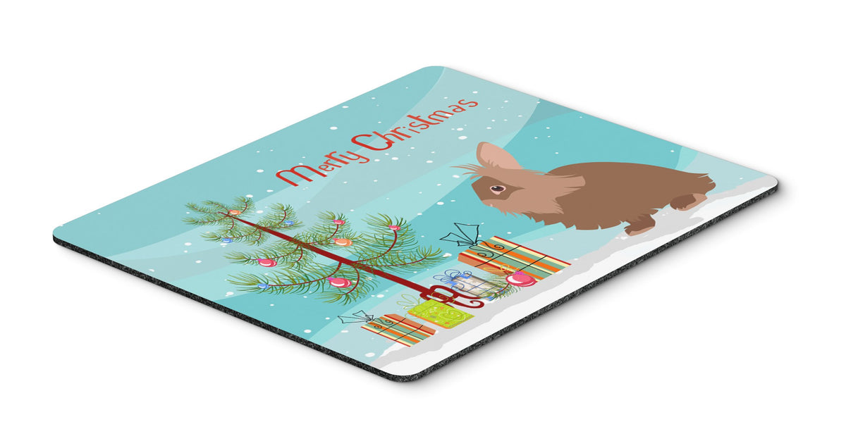 Lionhead Rabbit Christmas Mouse Pad, Hot Pad or Trivet BB9327MP by Caroline&#39;s Treasures